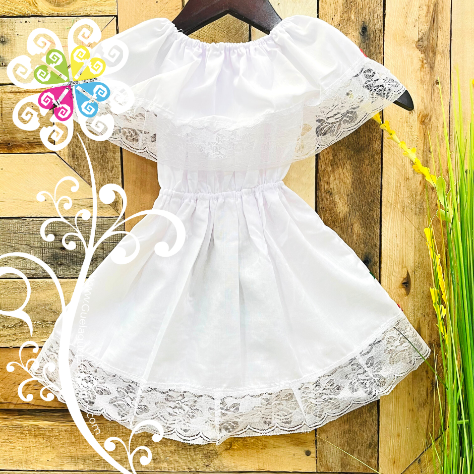 white baby dress